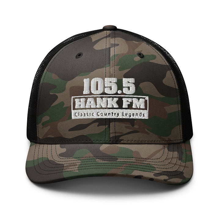 Hank Camo embroidered hat product image (1)