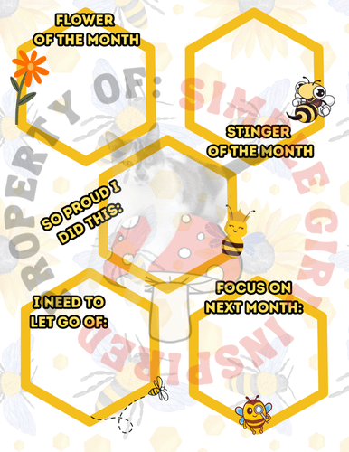 Busy Bee Like Me Monthly Planner product image (7)