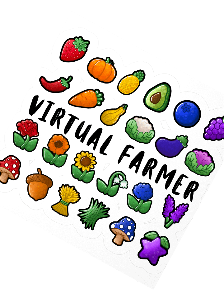 Virtual Farmer Sticker product image (2)