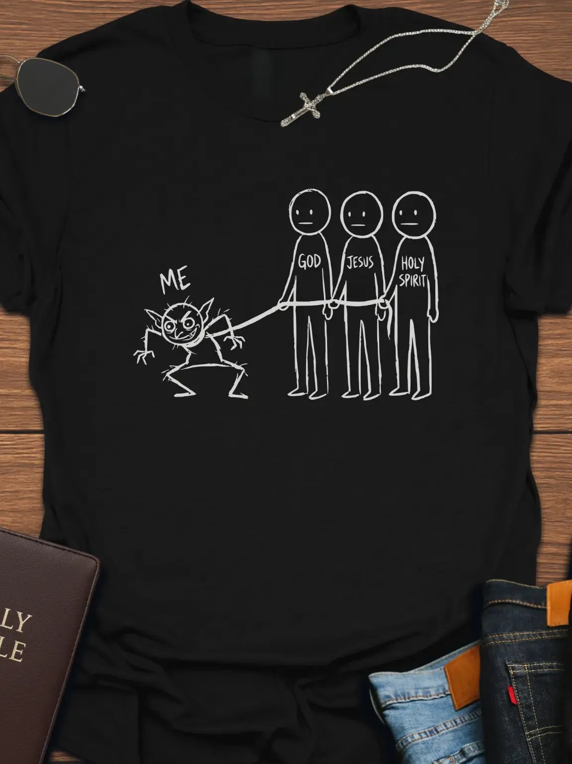 Funny Stick Figure T-Shirt product image (3)