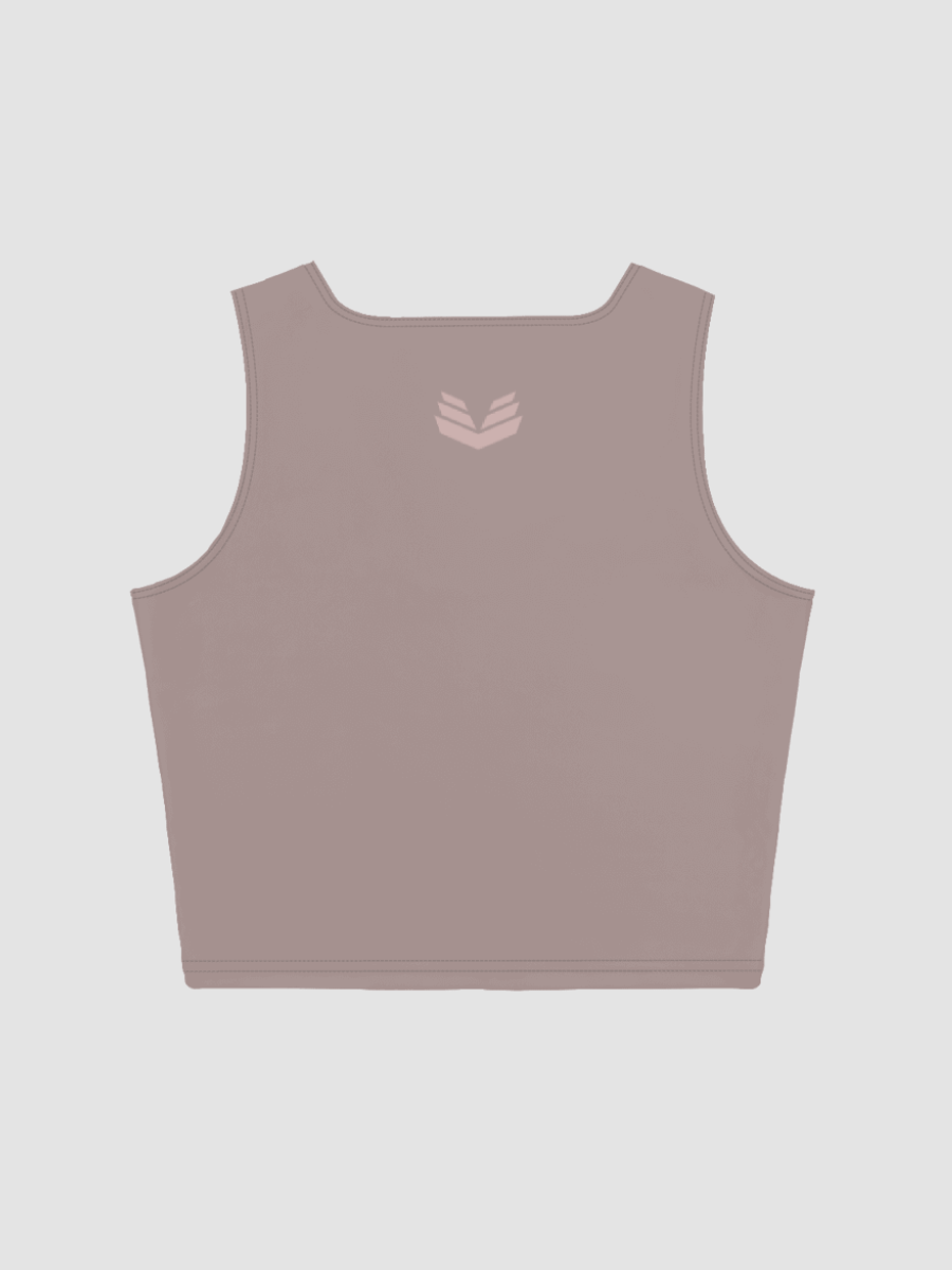 Signature Crop Top Tee - Dusty Mauve product image (6)