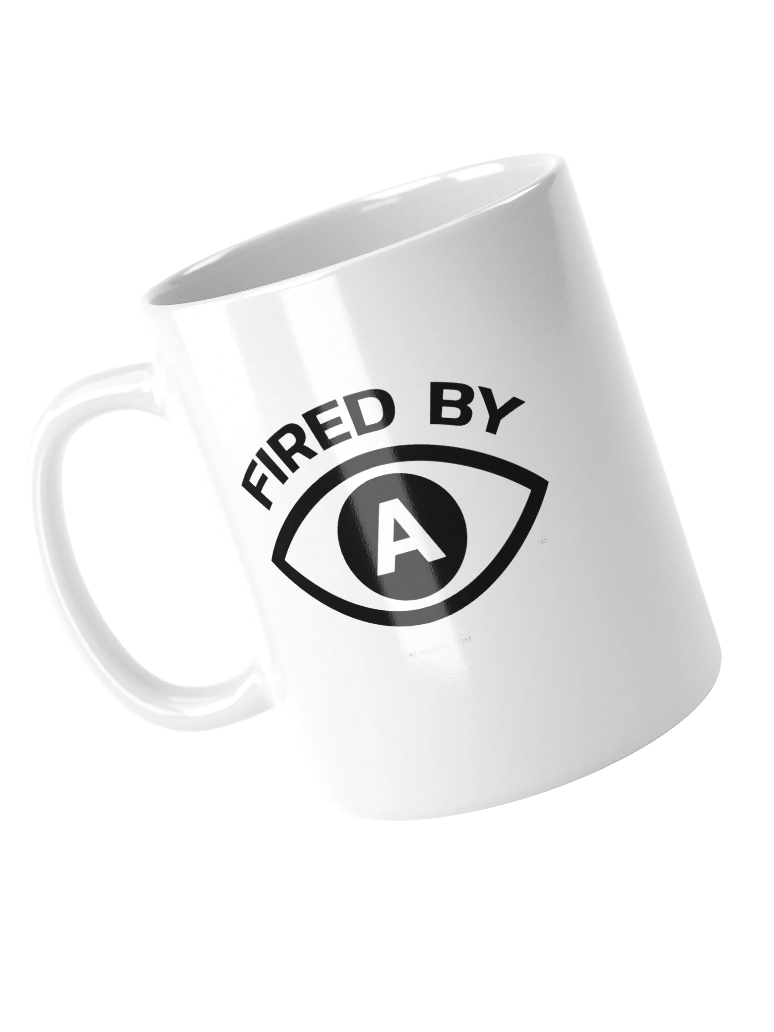 Fired by AI™ | White Mug | AEYECONS™ product image (4)