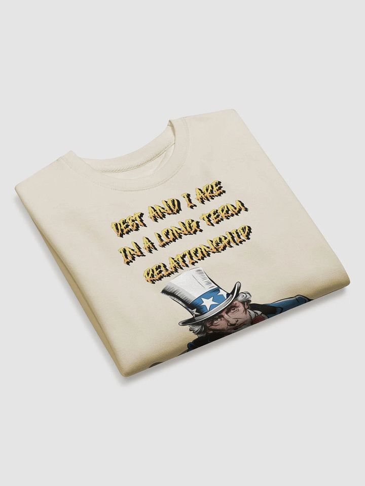 Debt And I Are In A Long Term Relationship Funny Sweatshirt product image (2)