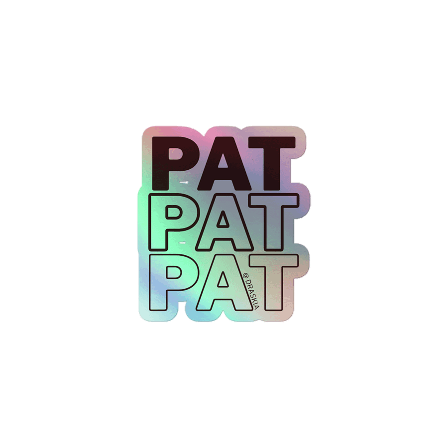 Pat pat pat Sticker product image (1)