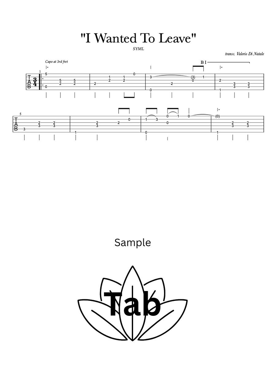 I Wanted To Leave" by SYML product image (3)