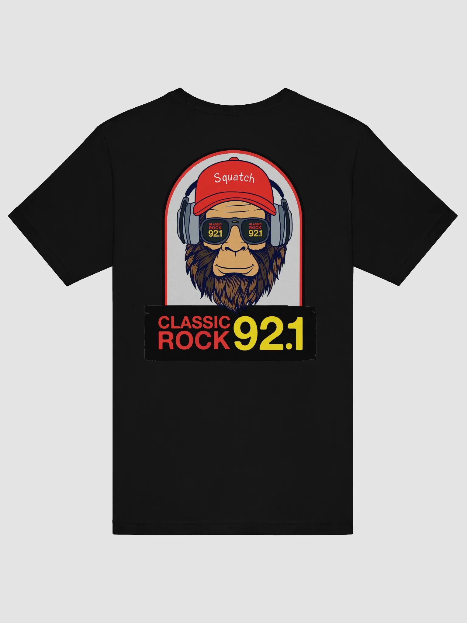 Back Squatch CR921 Black T-shirt product image (6)