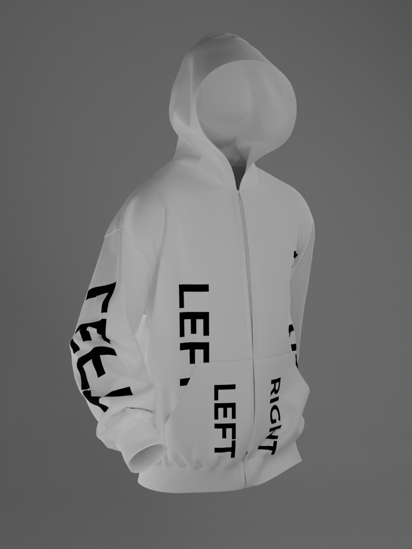 Zip up Hoodie Mockup Walking and 360 Animation product image (2)