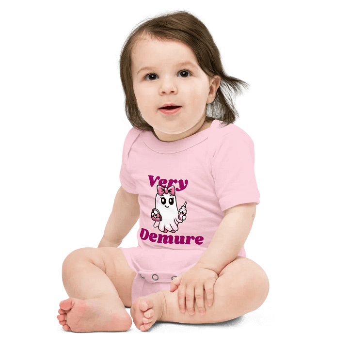Very Demure Cute Ghost Baby One Piece product image (2)