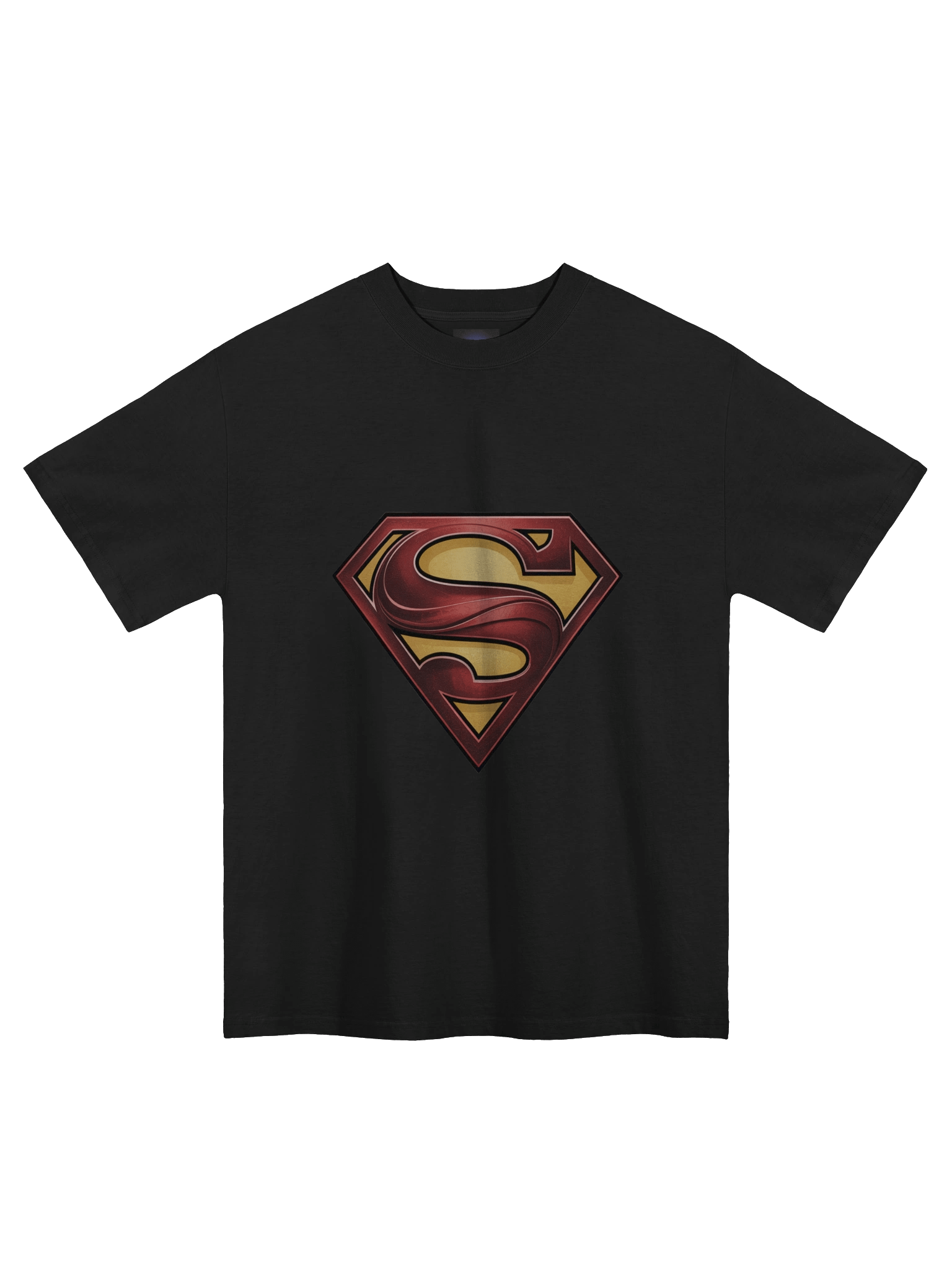 Superman Iconic Shield Oversized Faded T-Shirt product image (3)