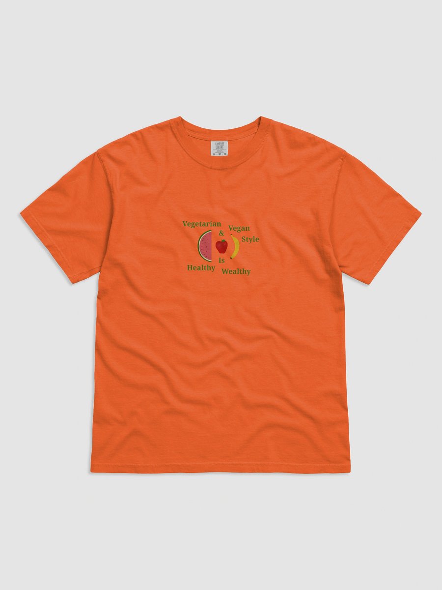 Healthy & Wealthy Vegetarian T-Shirt product image (1)