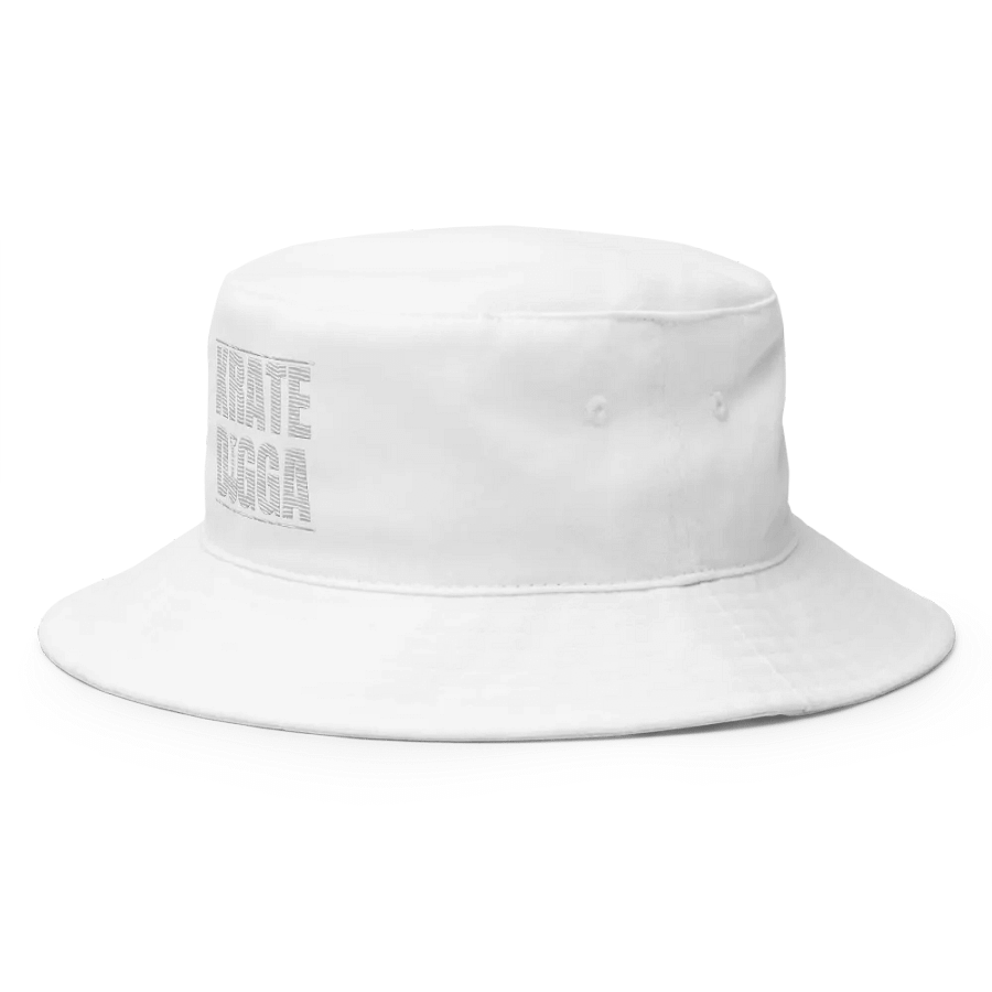 All White Party Logo Bucket Hat product image (9)