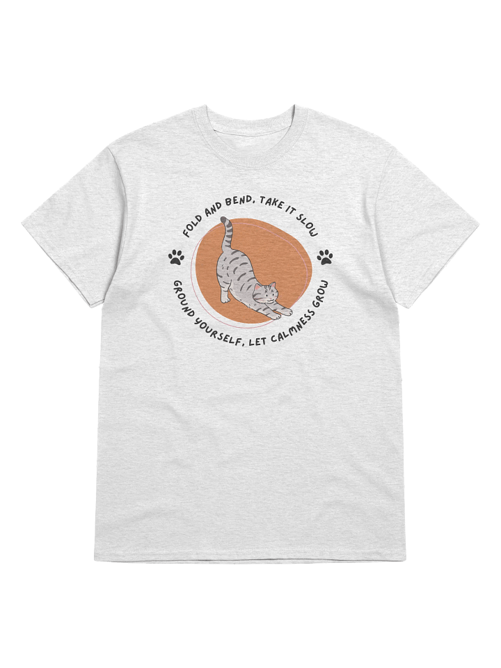 "Cat Yoga Mantra Tee: Embrace Calmness" product image (4)