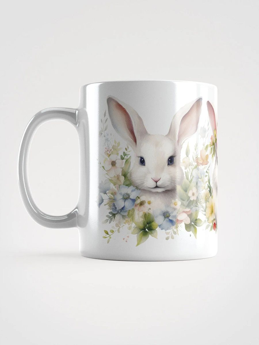 Floral Wonderland White Glossy Mug product image (4)