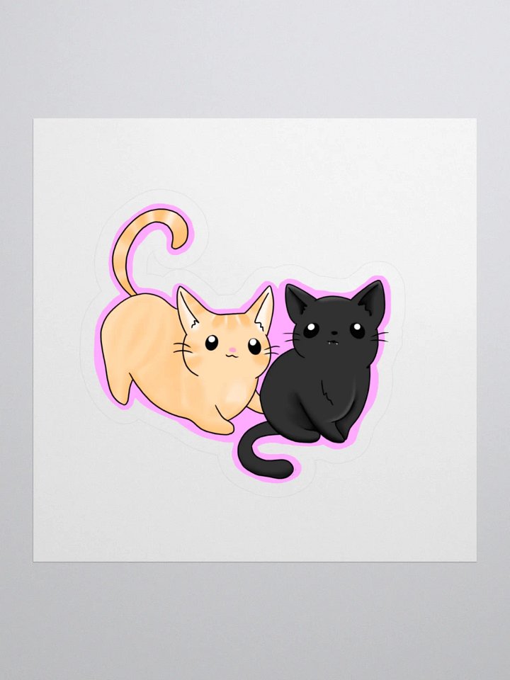 Waifu Cats Kiss Cut Sticker Set product image (1)