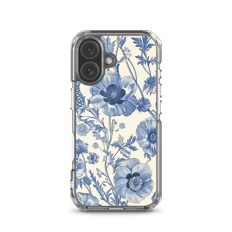 Blue Floral Delight iPhone® Case product image (23)