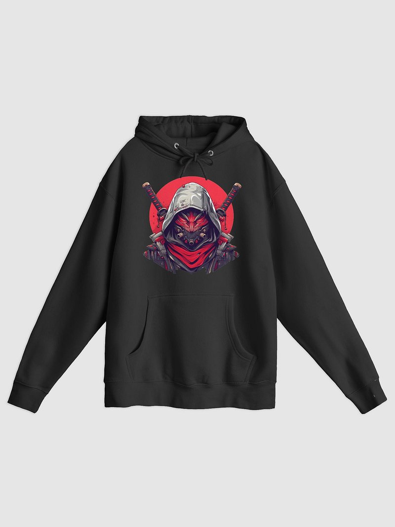 Samurai Ninja Graphic Black Hoodie
