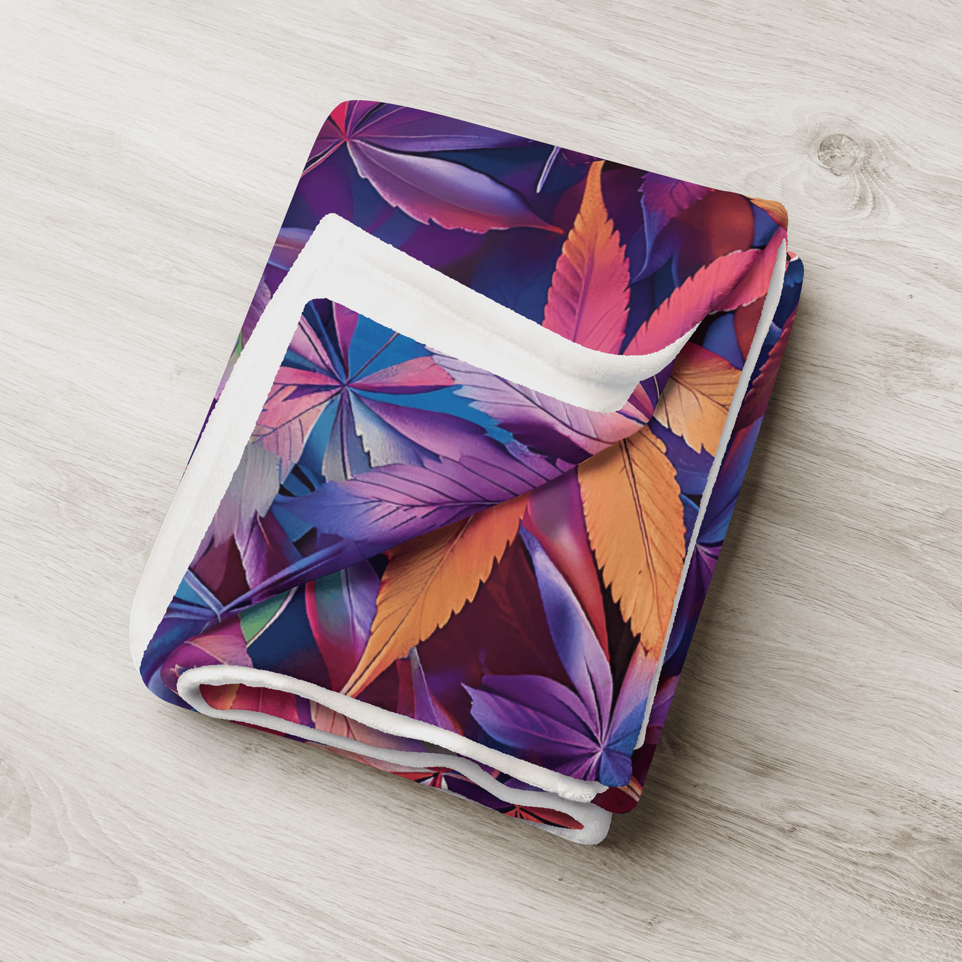 Cannabis – AstroPop – Design | Silky Soft Throw Blanket in 3 Sizes product image (2)