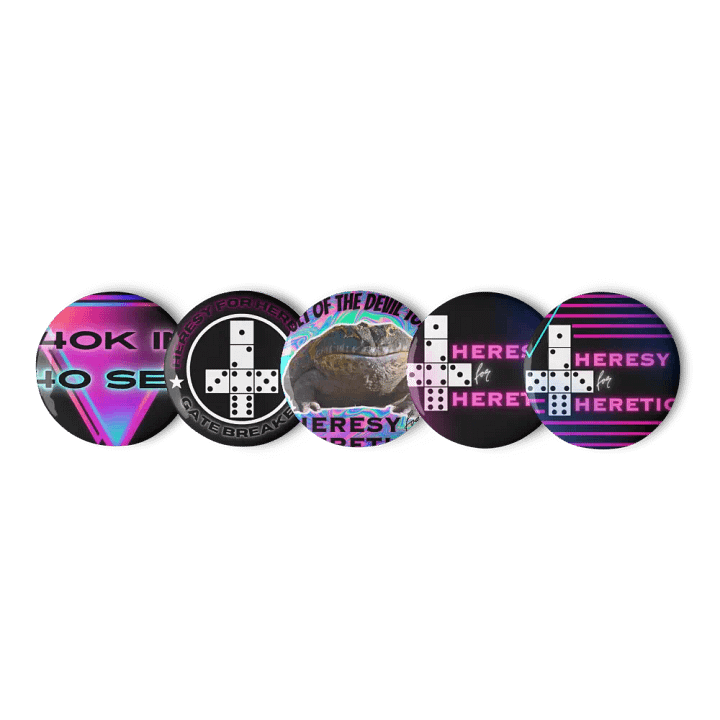 HERESY Badge Pack product image (3)