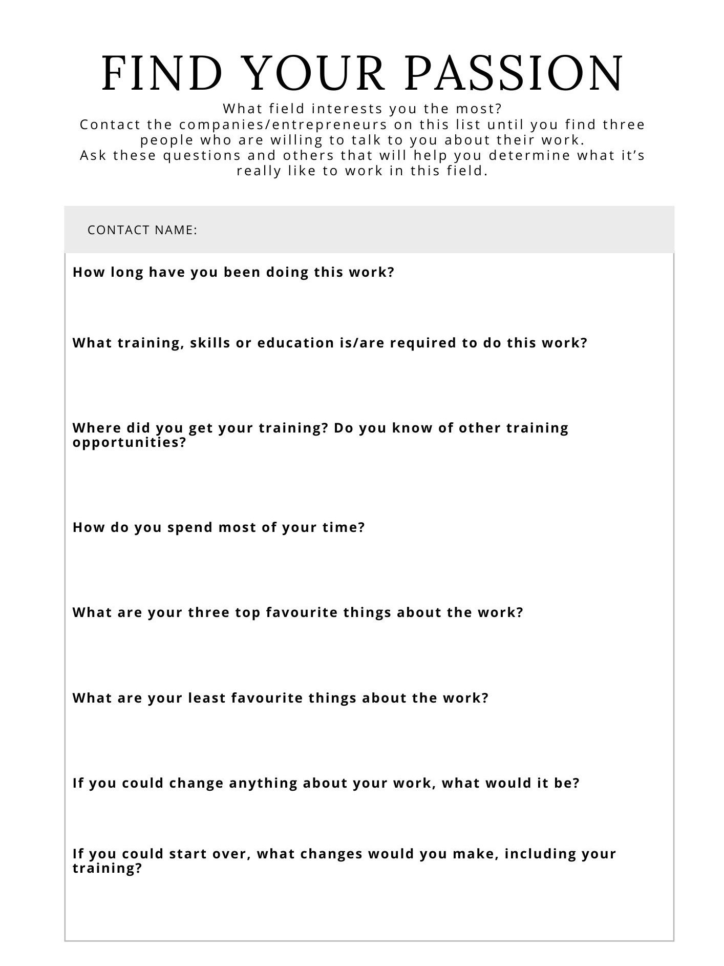 Find Your Passion Planner | Follow Your Passion Planner | Start Your Business Planner product image (4)