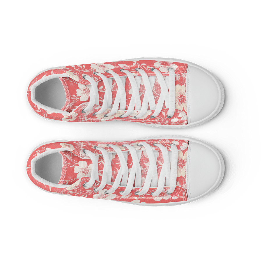 Vintage Floral High Top Canvas Shoes product image (9)