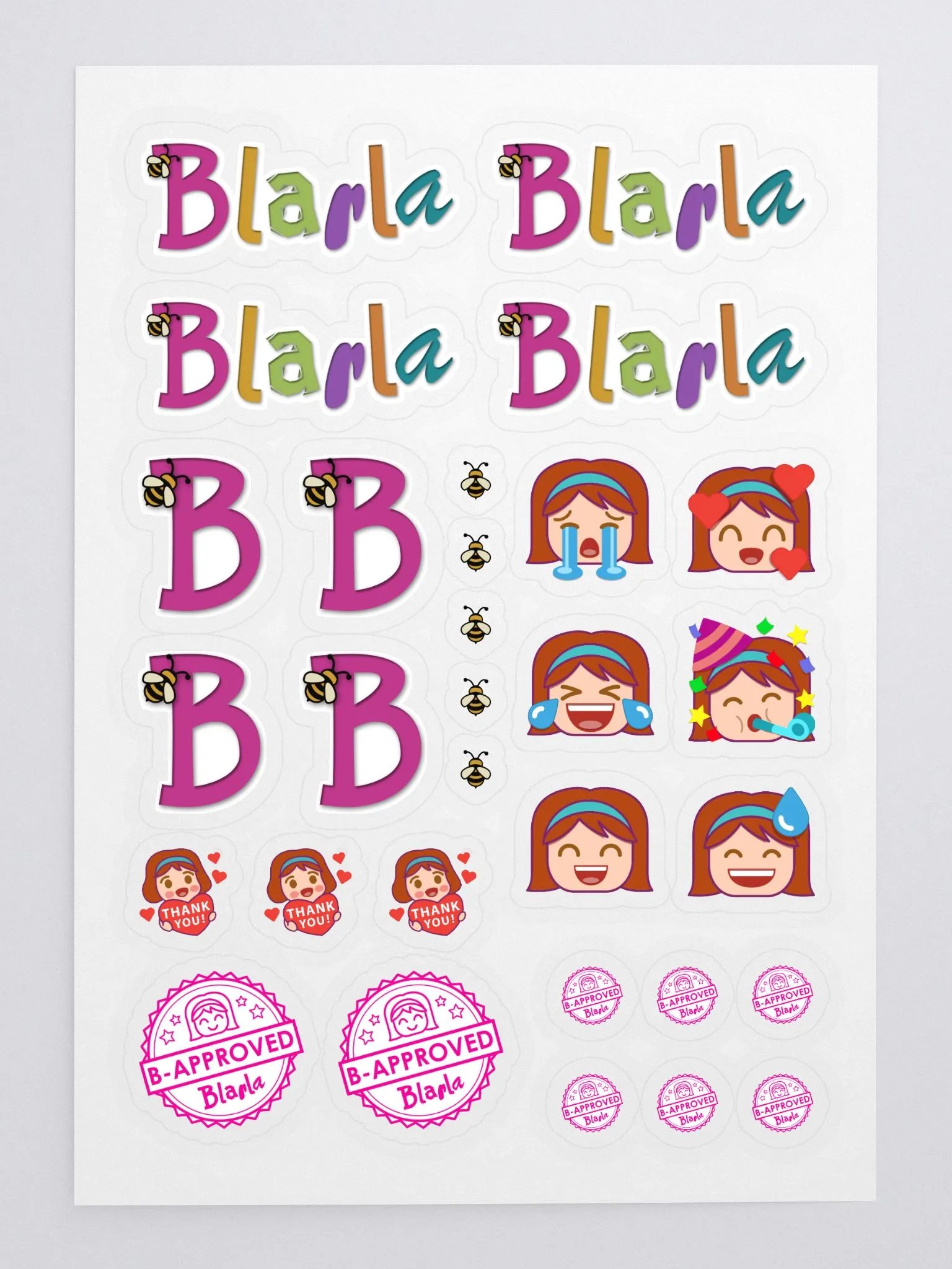 The Blarla Sticker Assortment - Stick it Like You Mean It! product image (2)