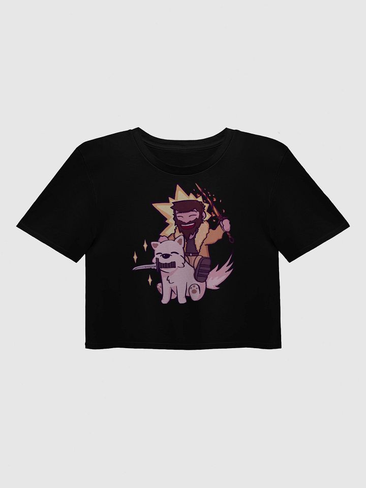 Great Grey Woofle Crop Top product image (4)