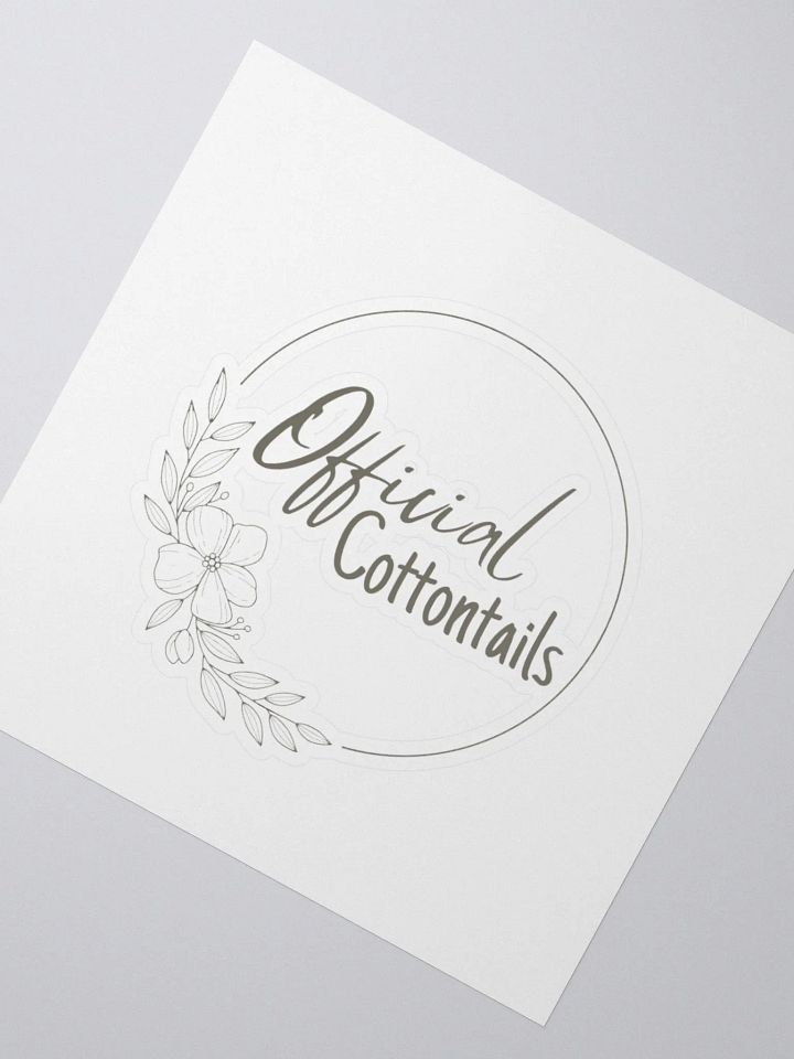 Official Cottontail Sticker product image (2)