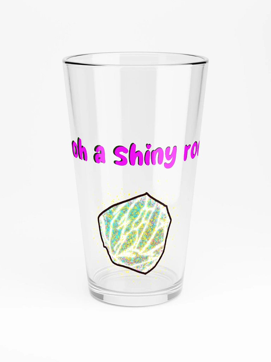 Ooh a shiny Rock Pint Glass product image (3)