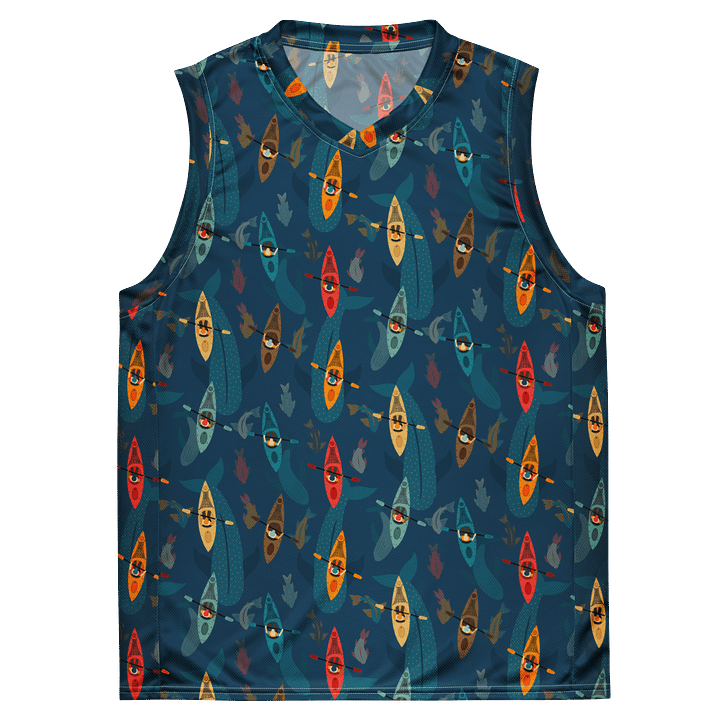 All Over Unisex Basketball Jersey product image (2)