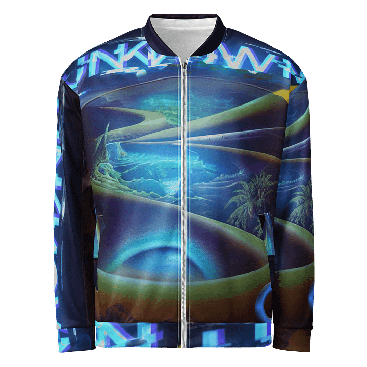🌀 UNKNOWN All-Over Bomber Jacket product image (2)