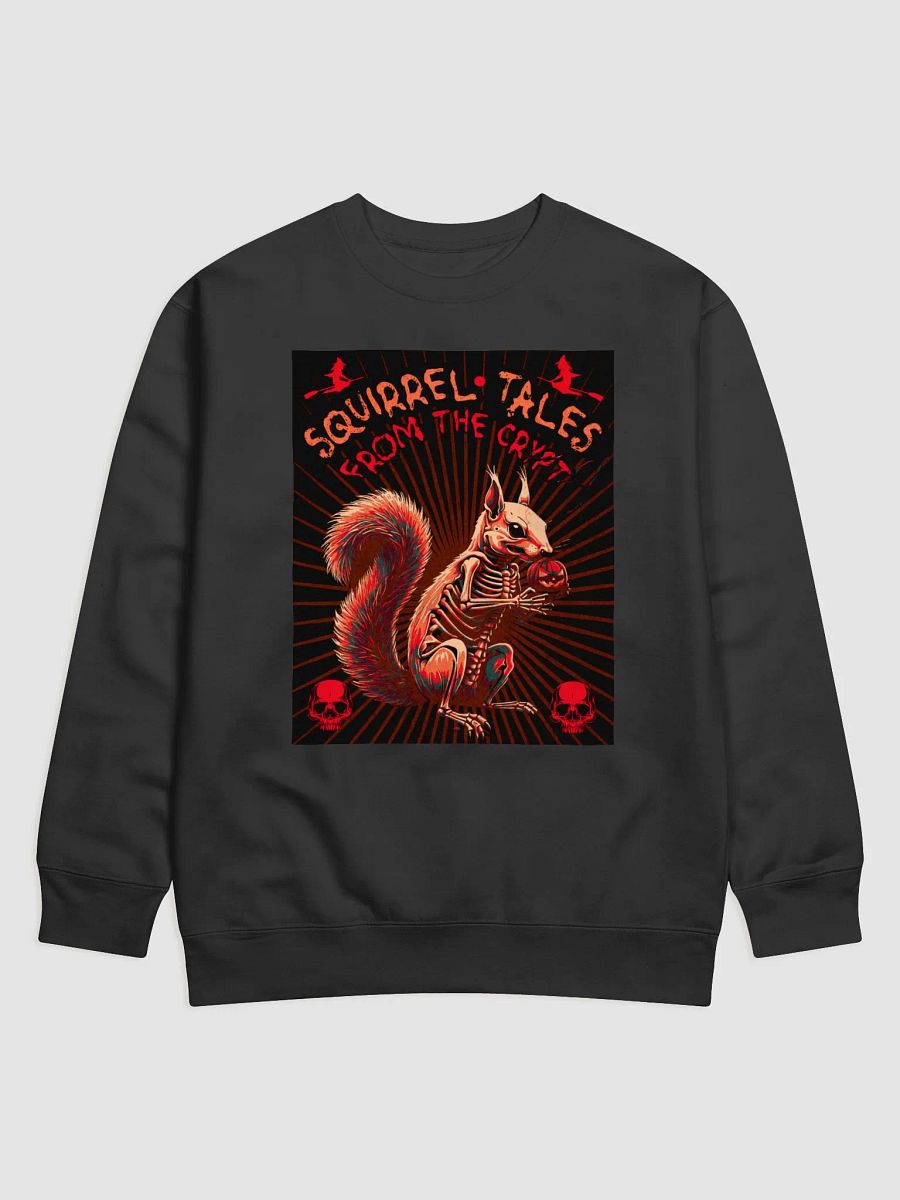 Skeletal Squirrel Horror Sweatshirt product image (1)