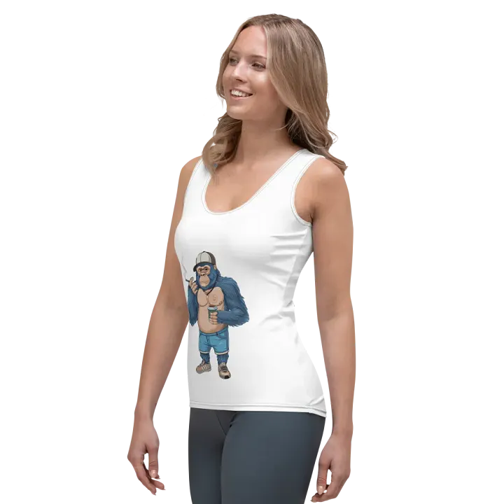 Blue Gorilla Women's Tank Top product image (2)