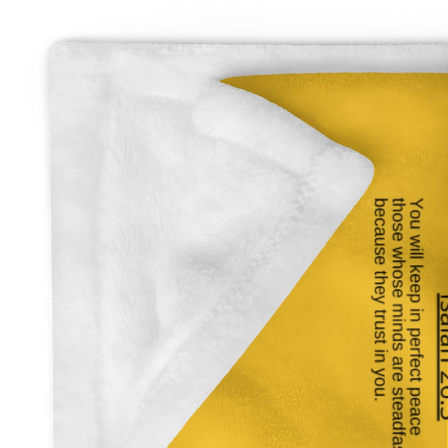 Armour Of God Mustard Yellow Prayer Blanket product image (8)