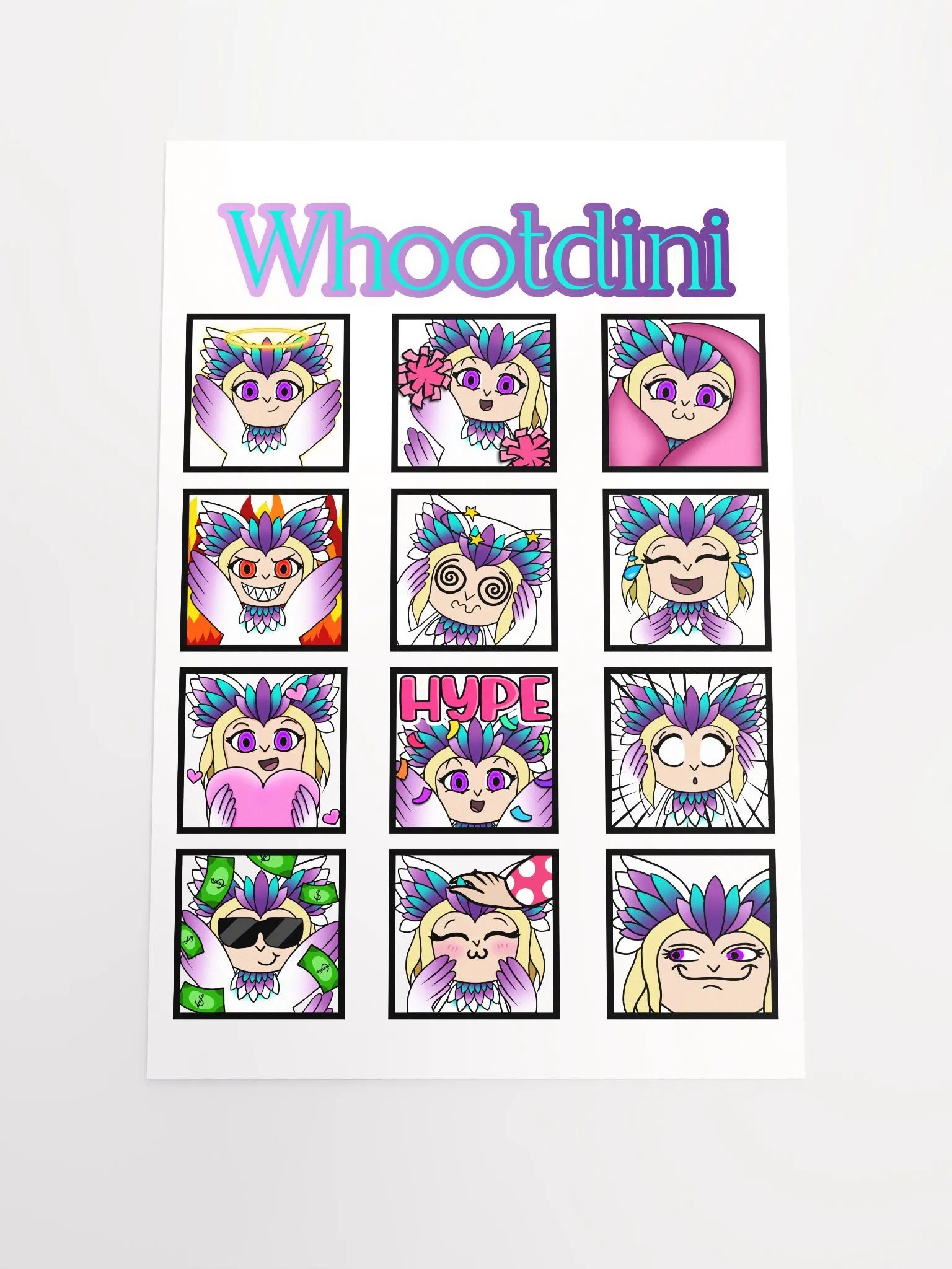 Whootdini Emote Poster product image (2)
