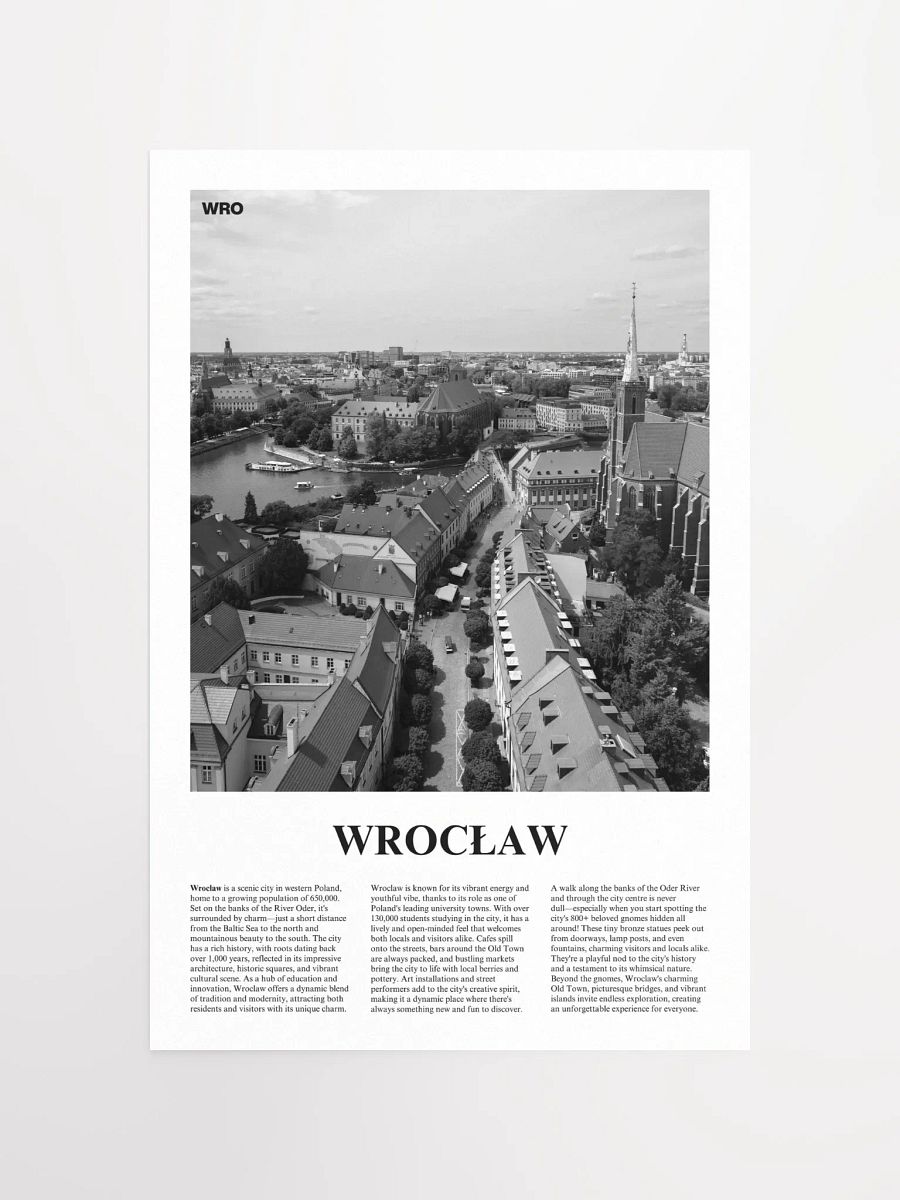 Wroclaw 02 Newspaper Poster product image (11)
