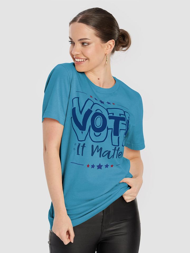 Vote It Matters Election 2024 Voting Patriotic USA Civic Engagement T-shirt product image (2)