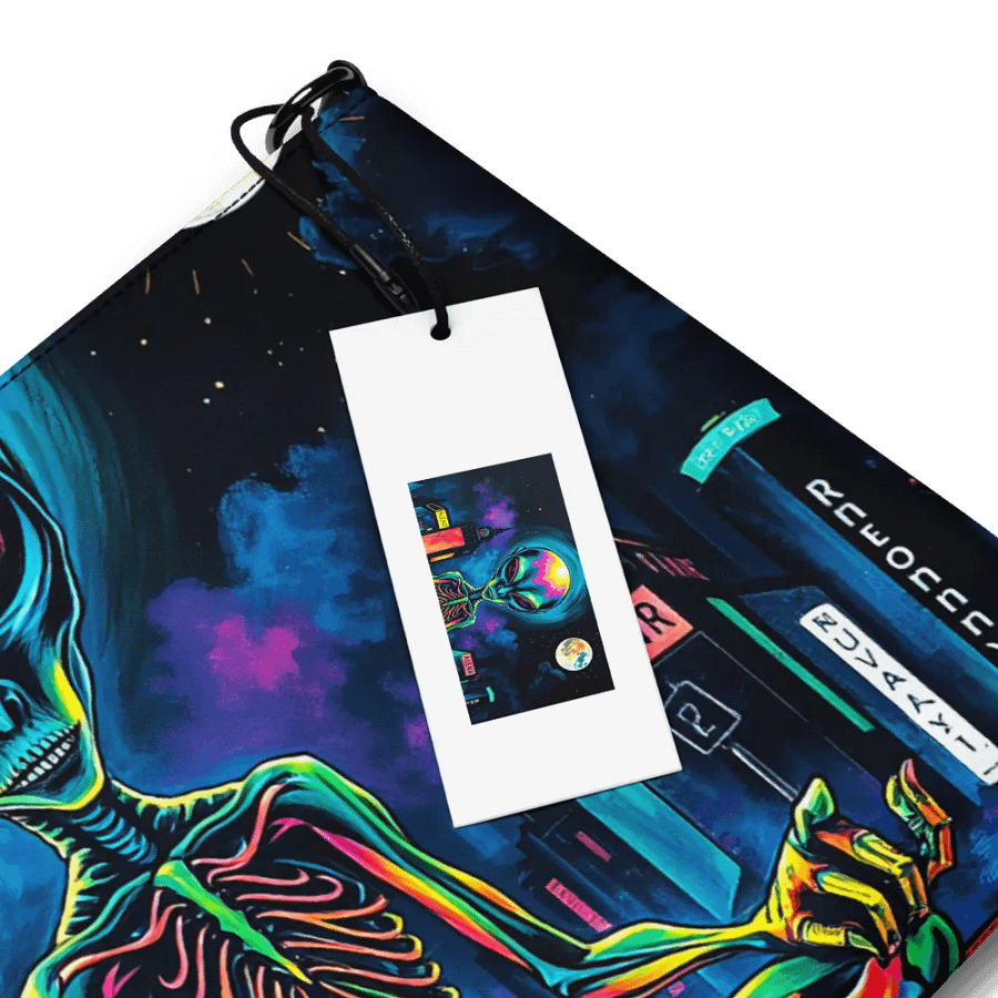 premium faux leather Galactic Meditation All-Over Crossbody Bag product image (4)