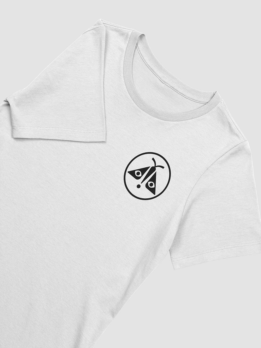 Concert Moth w/ Neckline Logo (Women's Fitted, White/Light Colors) product image (5)
