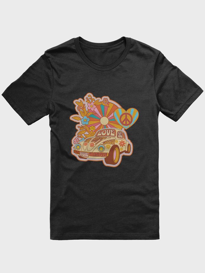 60s groovy flower power T-shirt, groove car retro style Tee product image (1)
