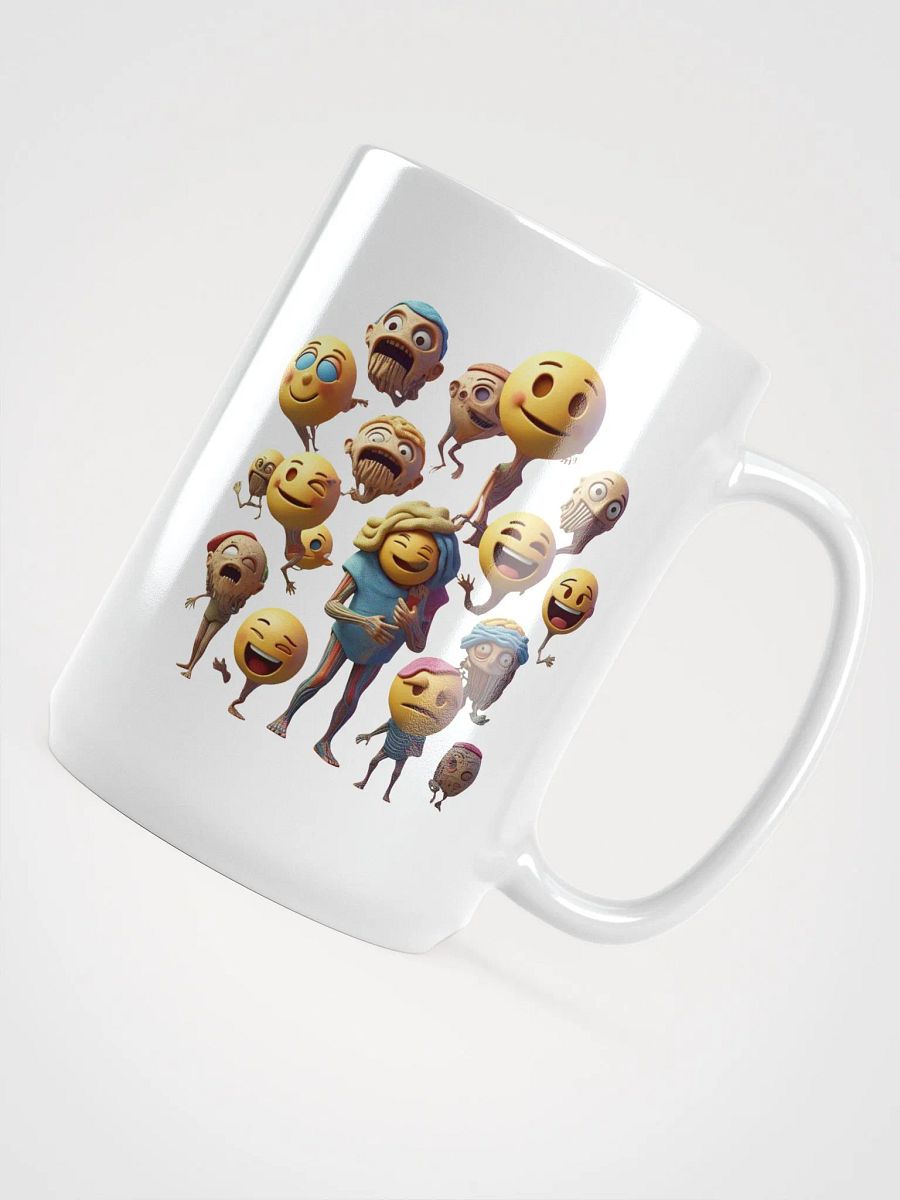 Emotional Overload: DreamForger Emoji Chaos Coffee Cup product image (4)