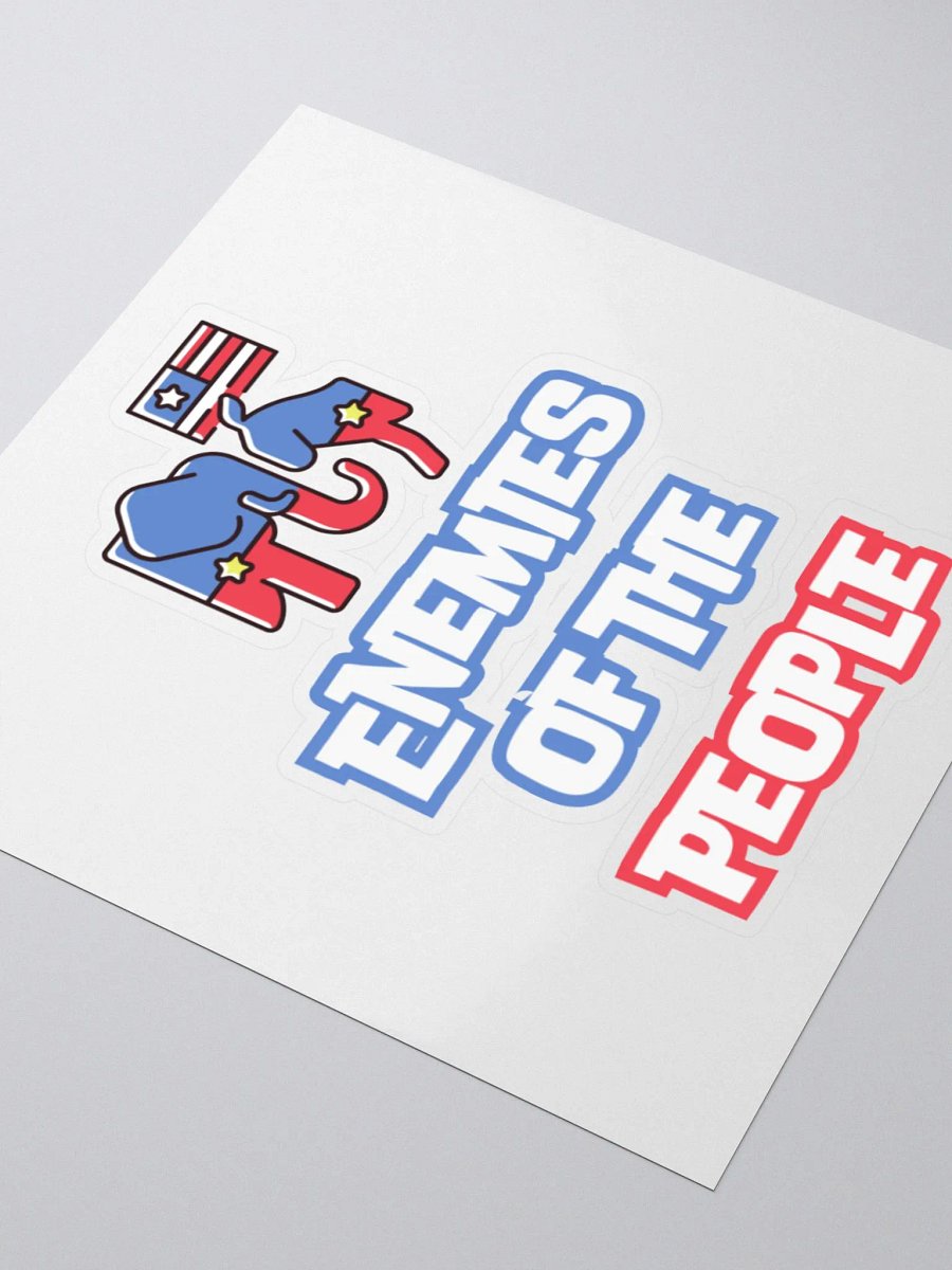 Enemies of the people - sticker product image (7)