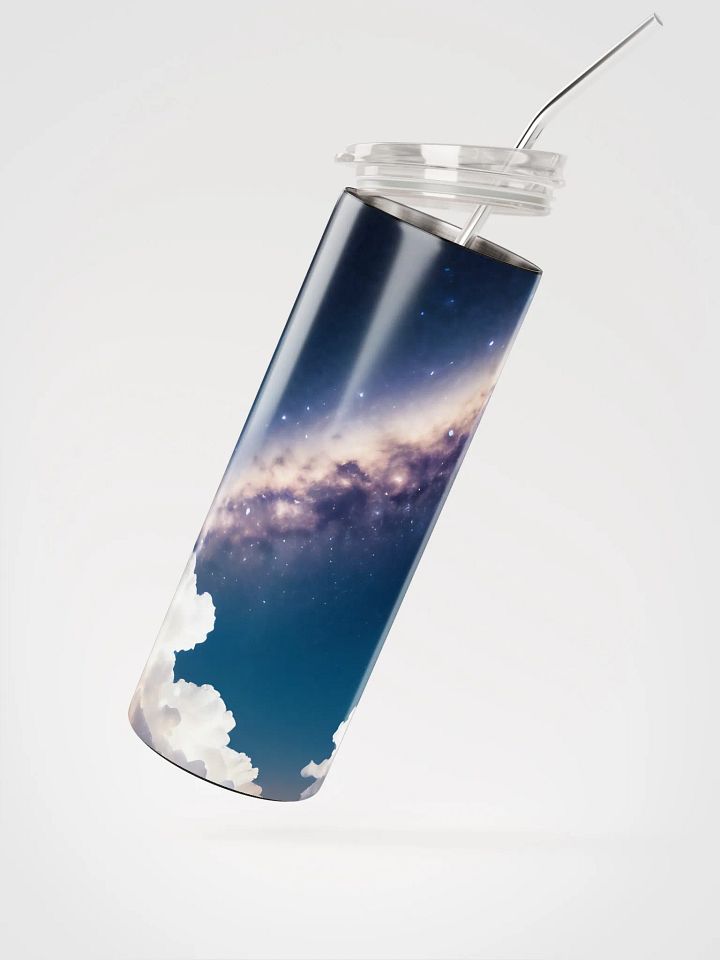 DO IT ALL 20oz Stainless Steel Tumbler with Straw product image (2)