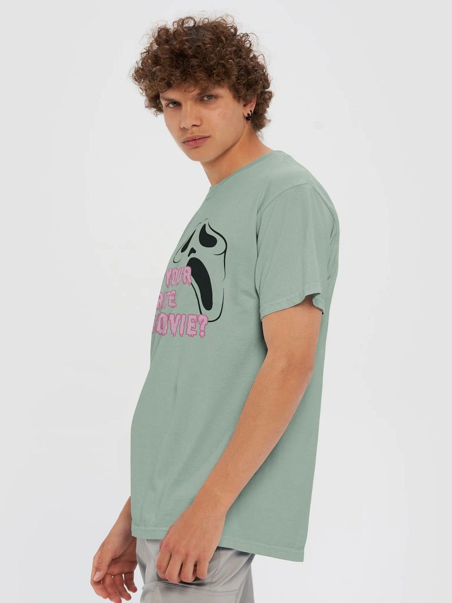 What's Your Favorite Scary Movie? Retro Ghostface Tee – 90s Horror Inspired Design product image (72)