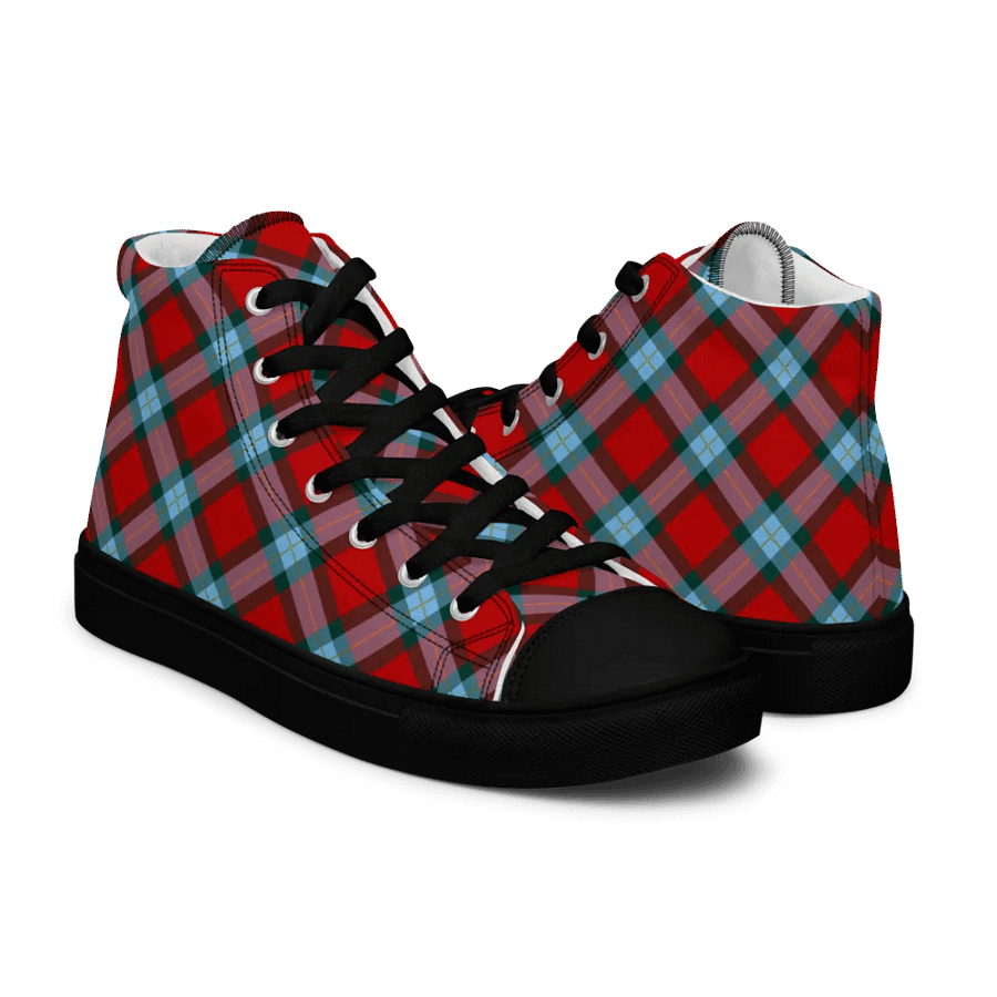 MacLaine Tartan Men's High Top Shoes product image (7)