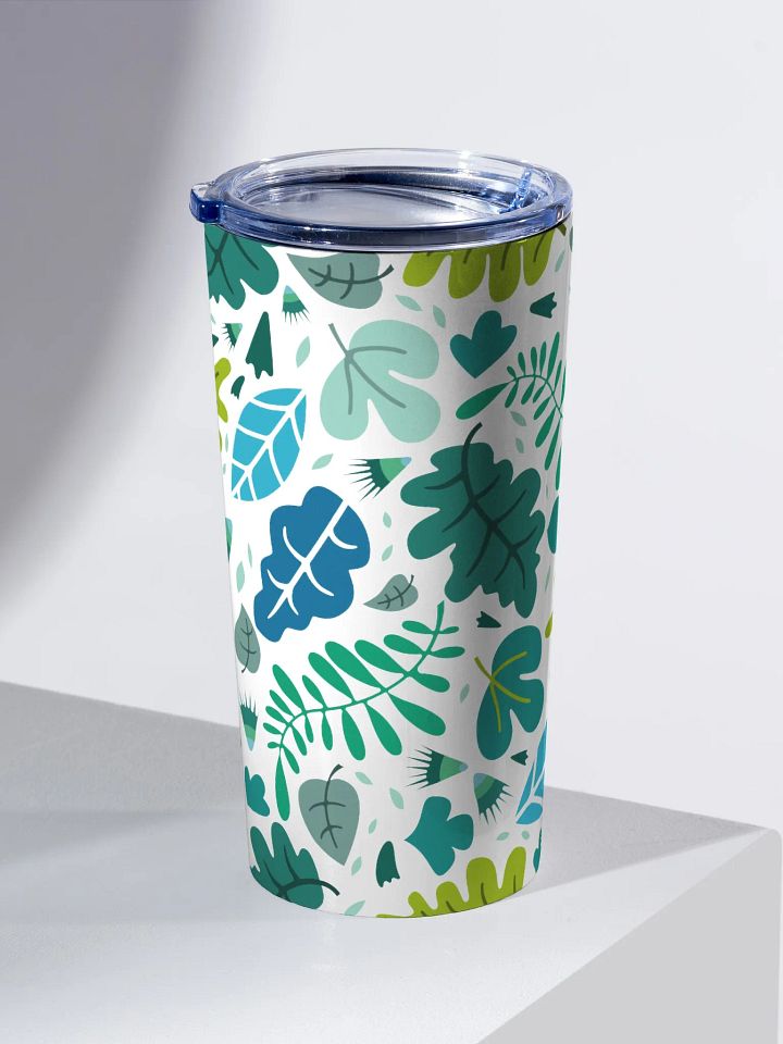 Tumbler - Green leafs pattern product image (2)