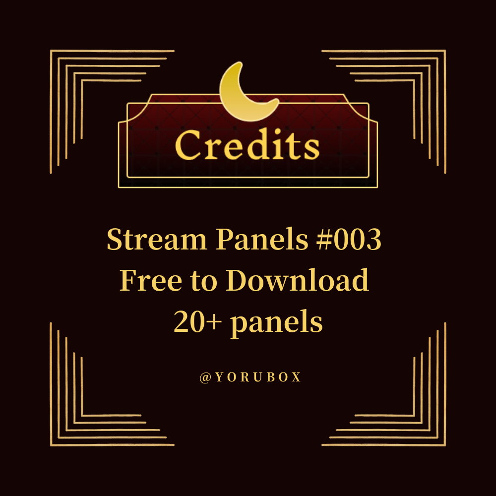20+ YOUTUBE / TWITCH Stream Panel #003 product image (1)