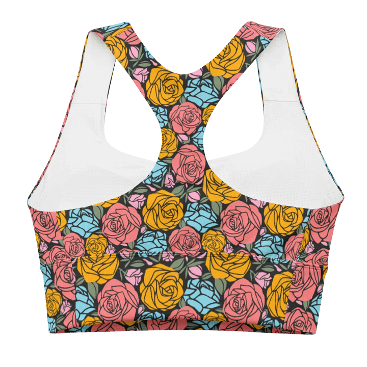 Rose Garden Longline Sports Bra product image (2)