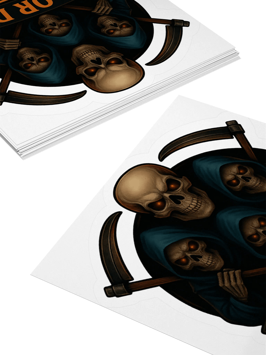 Gothic Reaper Squad Kiss Cut Stickers product image (8)
