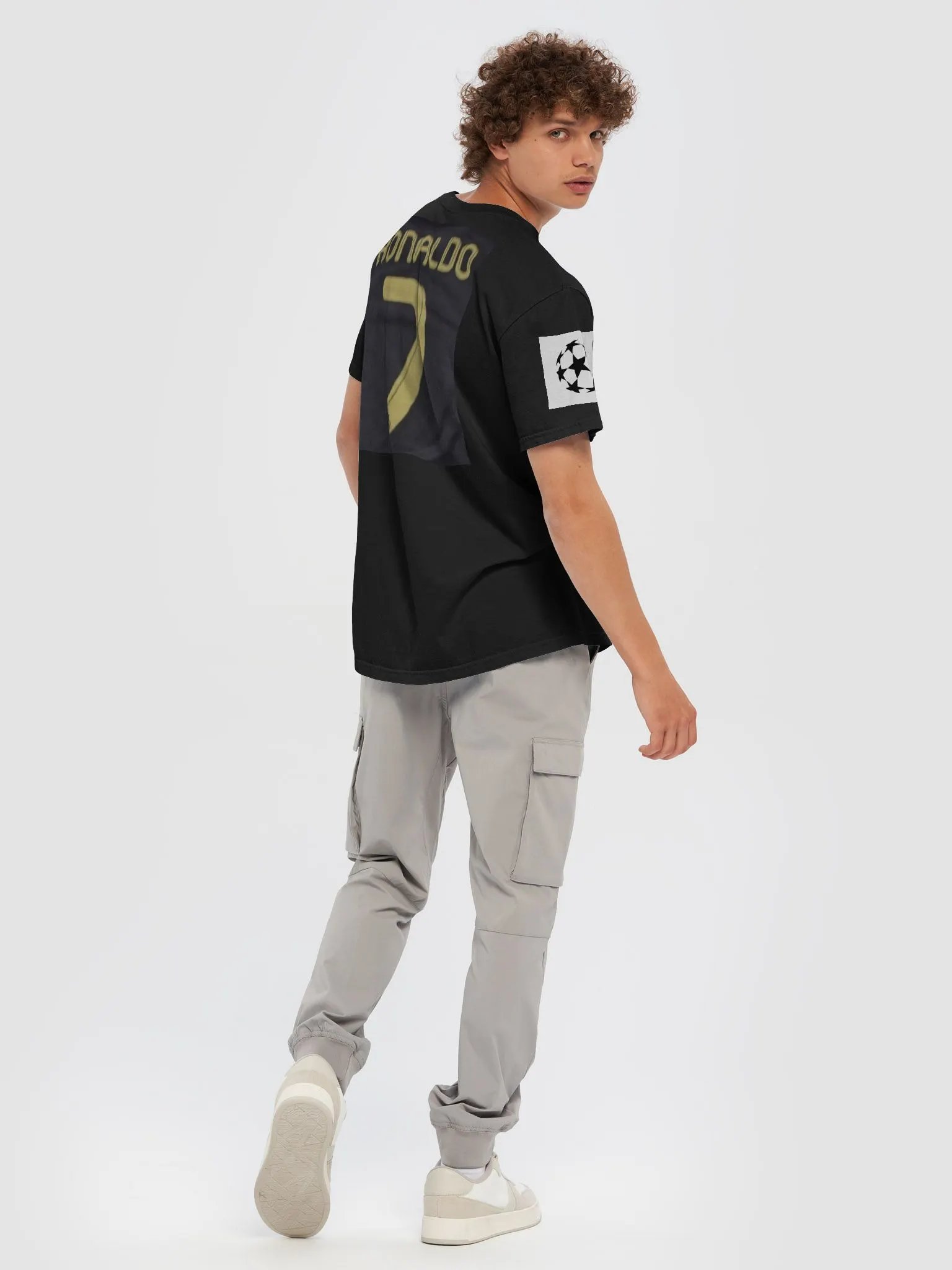 Sort real madrid trøje Ronaldo product image (6)