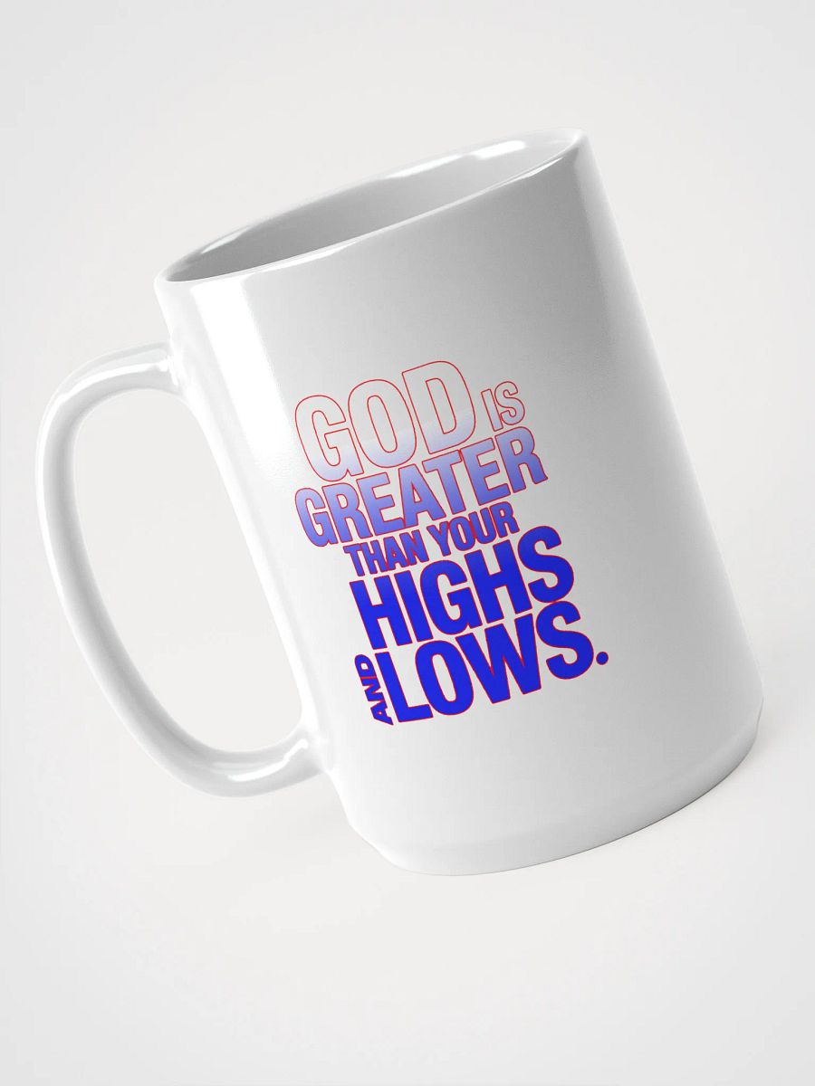 God is Greater Mug | Gradient Christian Coffee Cup product image (3)